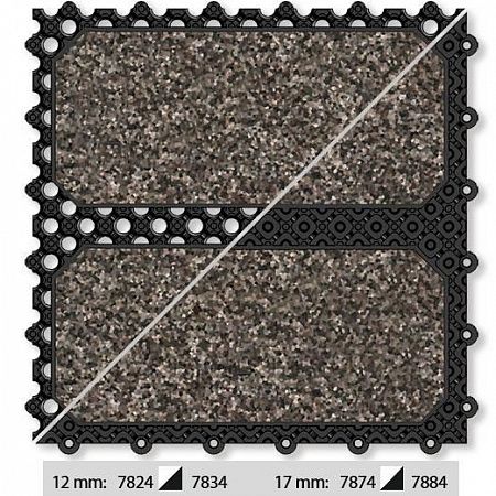 Forbo Coral Tiles  7824.7834.7874.7884 shark grey